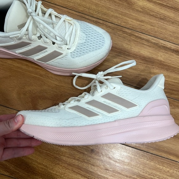 Adidas Ultarun 5 Women’s Running Shoes Pink/White - Picture 6 of 14